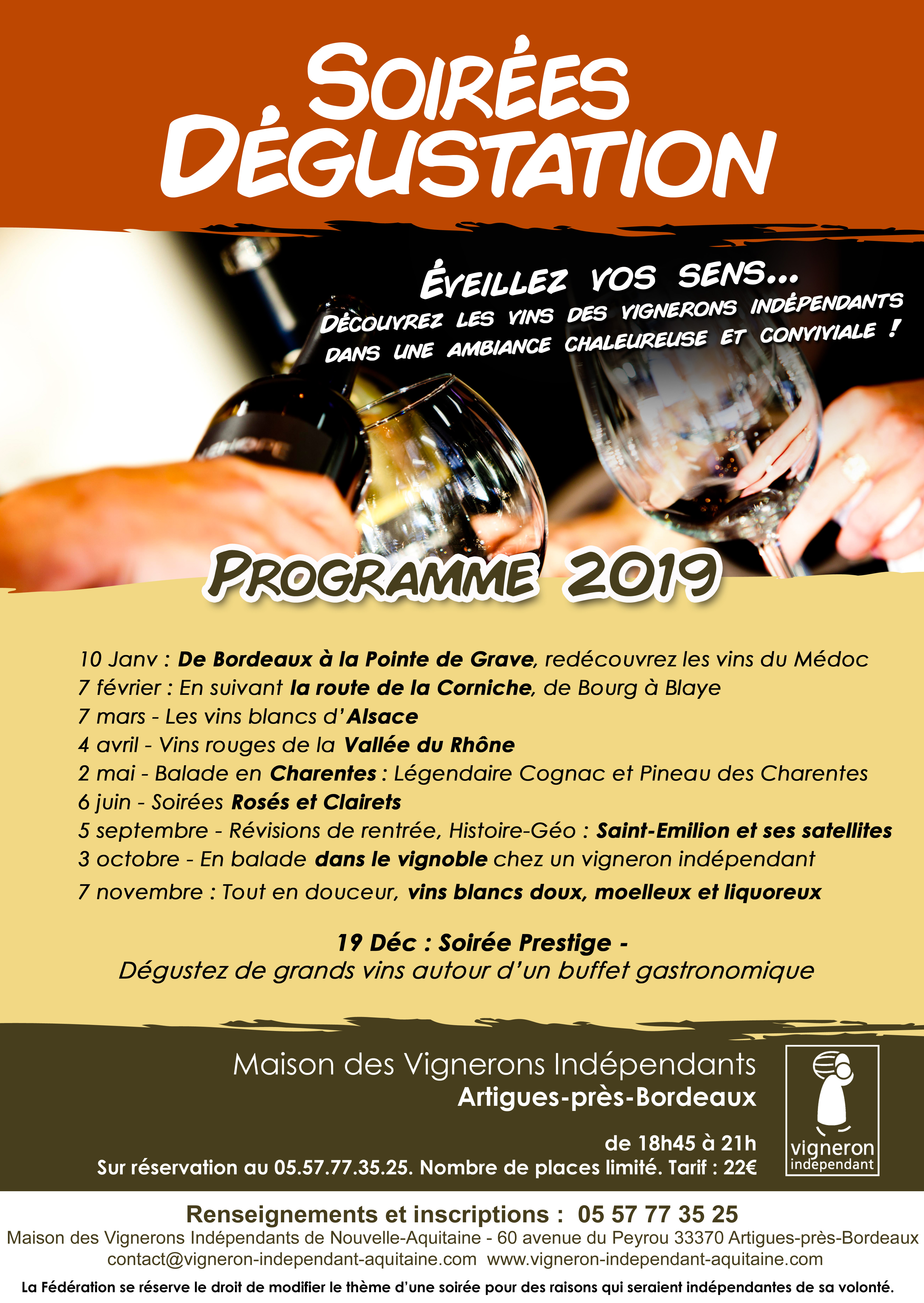 Vignerons Indépendants D Aquitaine Retrouvez Les Soirées Dégustation à La Maison Des Vignerons Indépendants En 2019 Dates Thèmes